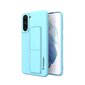 Wozinsky Kickstand Case Silicone Stand Cover for Samsung Galaxy S21 5G Light Blue (Light blue || Niebieski) цена и информация | Telefonide kaitsekaaned ja -ümbrised | hansapost.ee