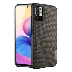 Dux Ducis Fino case covered with nylon material for Xiaomi Redmi Note 10 5G / POCO M3 PRO green (Green) hind ja info | Telefonide kaitsekaaned ja -ümbrised | hansapost.ee