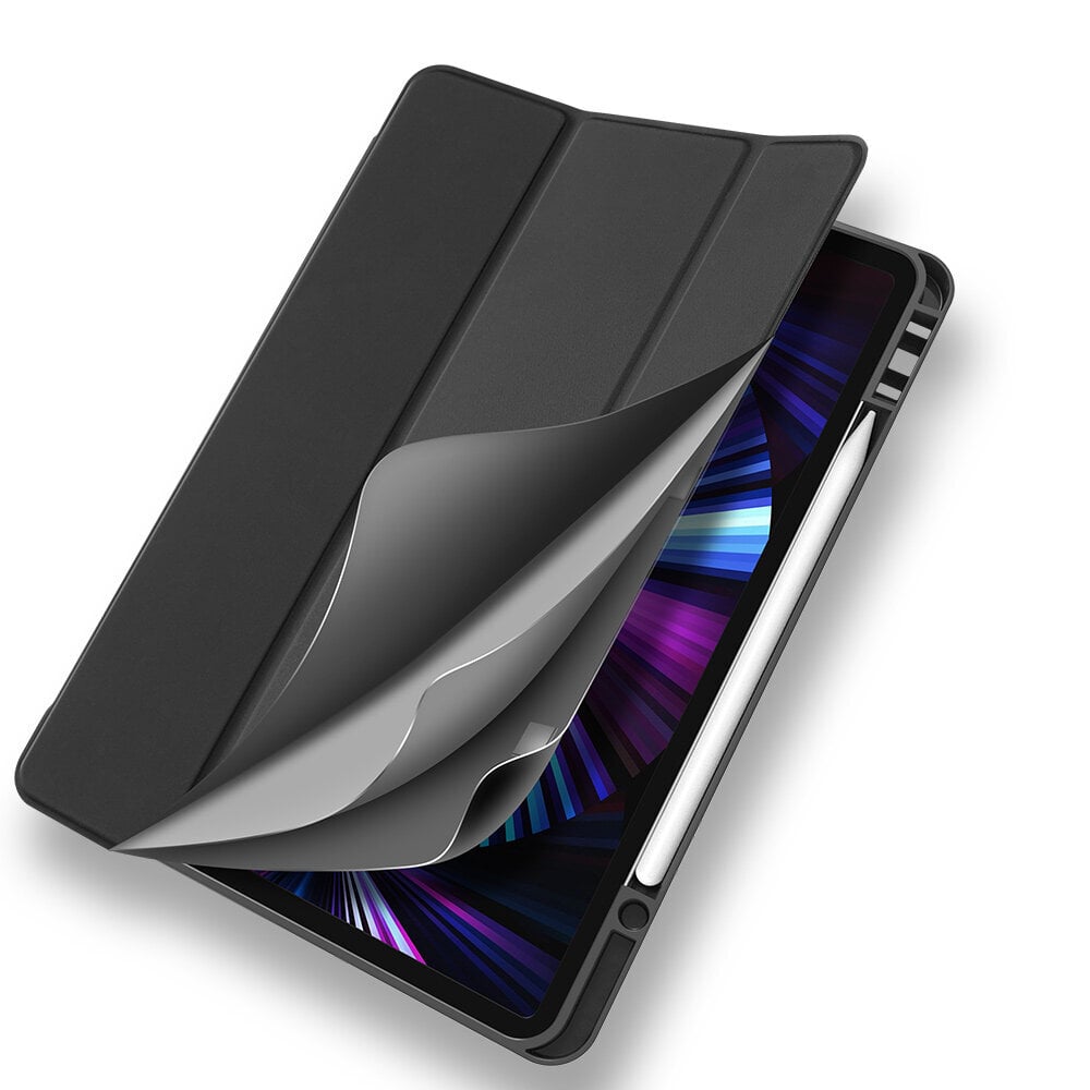 DUX DUCIS Osom TPU gel tablet cover with multi-angle stand and Smart Sleep function for iPad Pro 12.9'' 2021 black (Black) hind ja info | Tahvelarvuti ümbrised ja kaaned | hansapost.ee