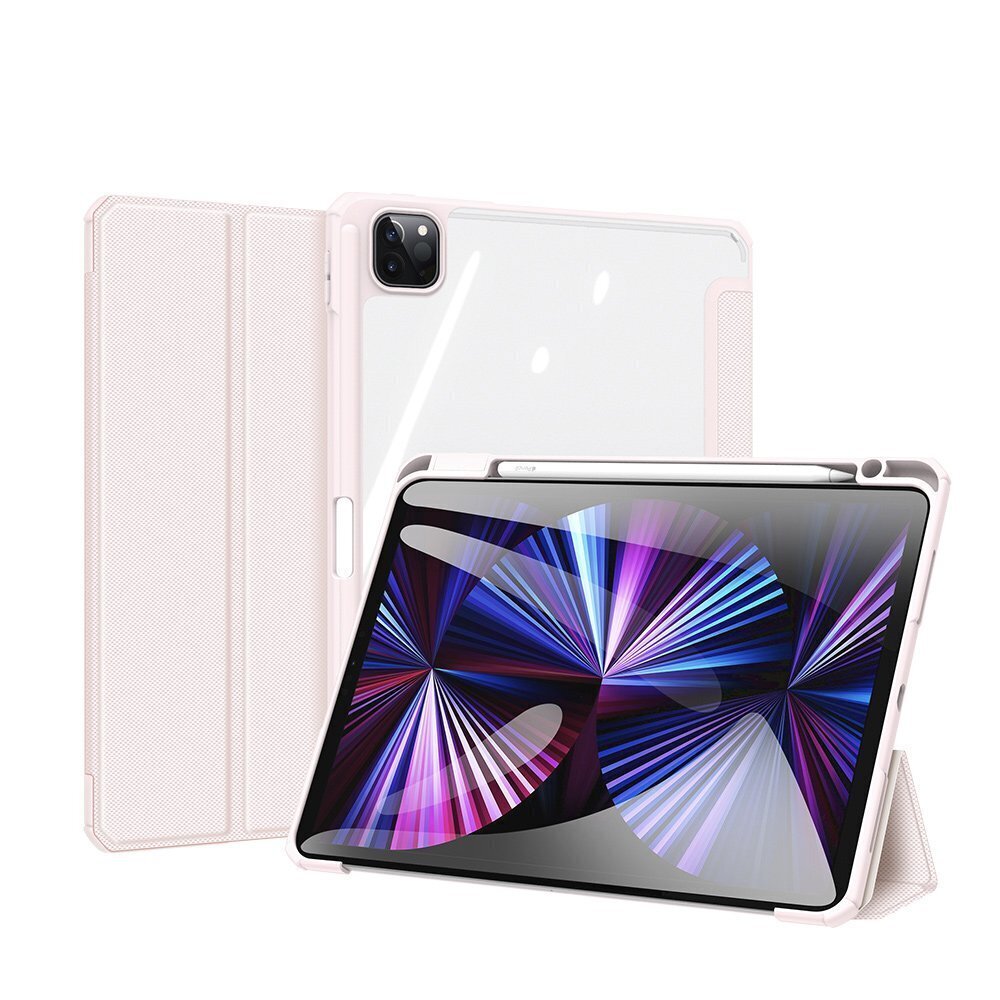 Dux Ducis Toby Armored Flip Smart Case for iPad Air 2020/2022 with Apple Pencil Holder Pink (Pink) цена и информация | Tahvelarvuti ümbrised ja kaaned | hansapost.ee