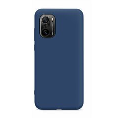 Silicone Case Soft Flexible Rubber Cover for Xiaomi Redmi K40 Pro+ / K40 Pro / K40 / Poco F3 / Mi 11i dark blue (Dark blue) hind ja info | Telefonide kaitsekaaned ja -ümbrised | hansapost.ee