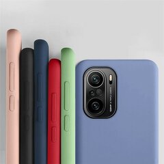 Silicone Case Soft Flexible Rubber Cover for Xiaomi Redmi K40 Pro+ / K40 Pro / K40 / Poco F3 / Mi 11i dark blue (Dark blue) hind ja info | Telefonide kaitsekaaned ja -ümbrised | hansapost.ee