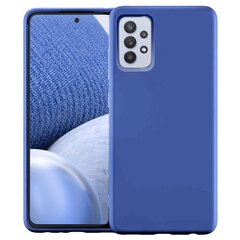 Silicone Case Soft Flexible Rubber Cover for Samsung Galaxy A32 4G dark blue (Dark blue) hind ja info | Telefonide kaitsekaaned ja -ümbrised | hansapost.ee