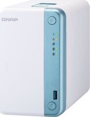 NAS STORAGE TOWER 2BAY 2GB/TS-251D-2G QNAP hind ja info | Välised kõvakettad | hansapost.ee