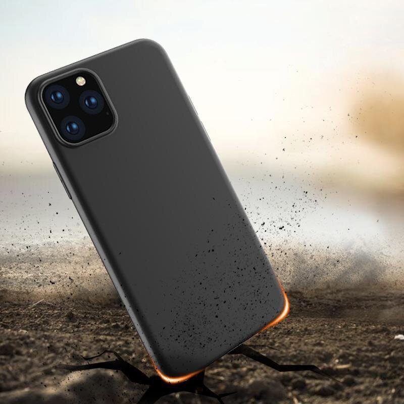 Soft Case TPU gel protective case cover for iPhone 12 Pro black цена и информация | Telefonide kaitsekaaned ja -ümbrised | hansapost.ee