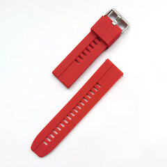 Silicone strap for Huawei Watch GT / GT2 / GT2 Pro smartwatch red (Red) hind ja info | Nutikellade aksessuaarid ja tarvikud | hansapost.ee