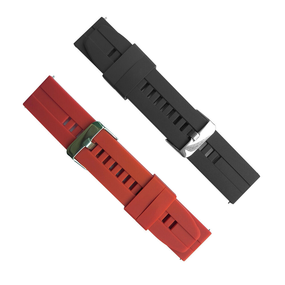 Silicone strap for Huawei Watch GT / GT2 / GT2 Pro smartwatch red (Red) цена и информация | Nutikellade aksessuaarid ja tarvikud | hansapost.ee