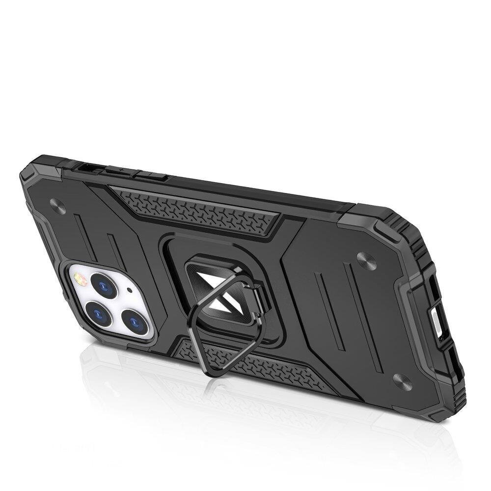 Wozinsky Ring Armor Case Kickstand Tough Rugged Cover for iPhone 13 Pro silver (Silver) цена и информация | Telefonide kaitsekaaned ja -ümbrised | hansapost.ee