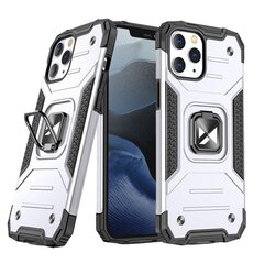 Wozinsky Ring Armor Case Kickstand Tough Rugged Cover for iPhone 13 Pro silver (Silver) цена и информация | Чехлы для телефонов | hansapost.ee