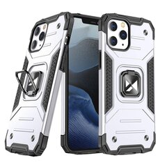 Wozinsky Ring Armor Case Kickstand Tough Rugged Cover for iPhone 13 Pro silver (Silver) hind ja info | Telefonide kaitsekaaned ja -ümbrised | hansapost.ee