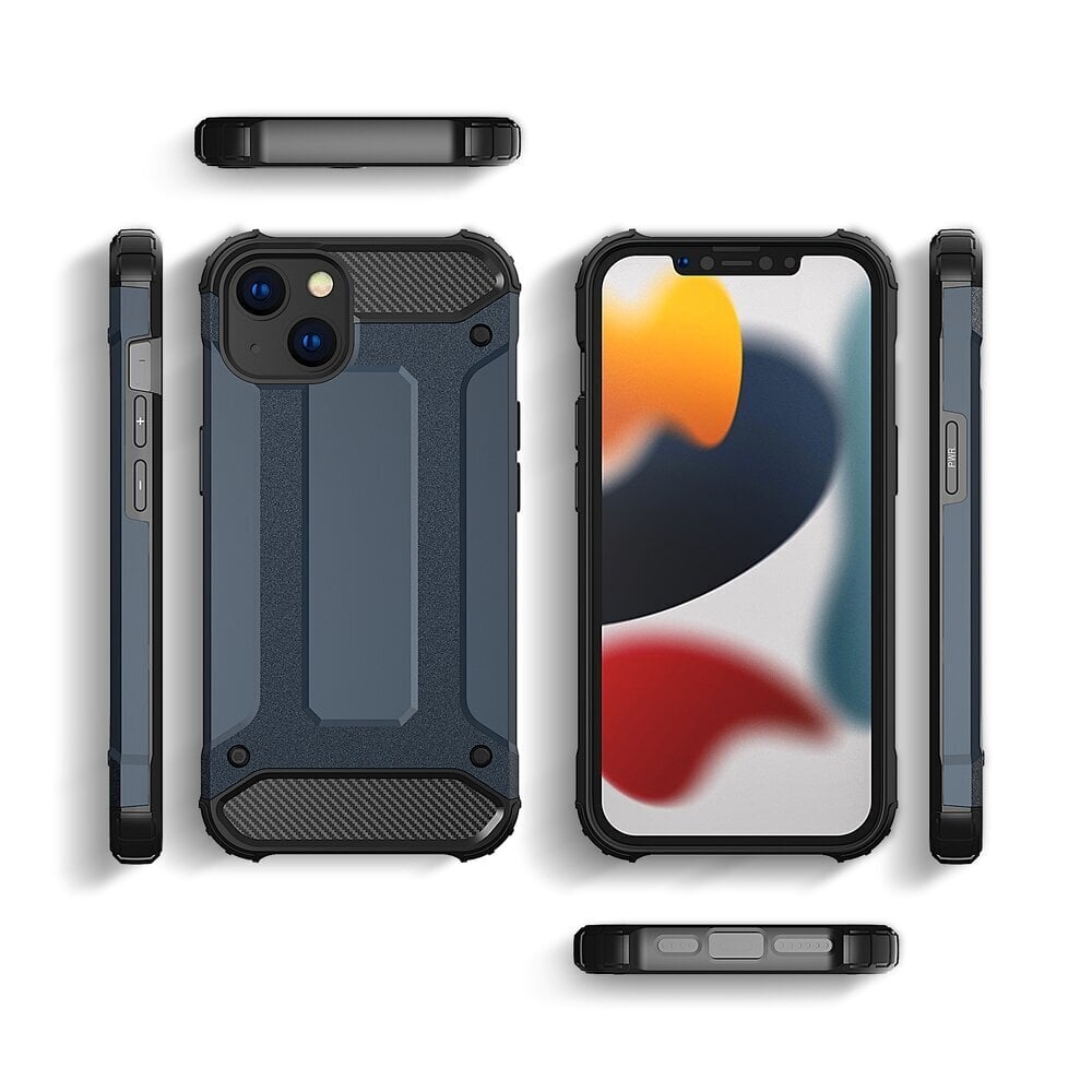 Hybrid Armor Case Tough Rugged Cover for iPhone 13 golden (Gold) hind ja info | Telefonide kaitsekaaned ja -ümbrised | hansapost.ee