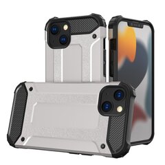 Hybrid Armor Case Tough Rugged Cover for iPhone 13 silver (Silver) hind ja info | Hybrid Armor Mobiiltelefonid, fotokaamerad, nutiseadmed | hansapost.ee