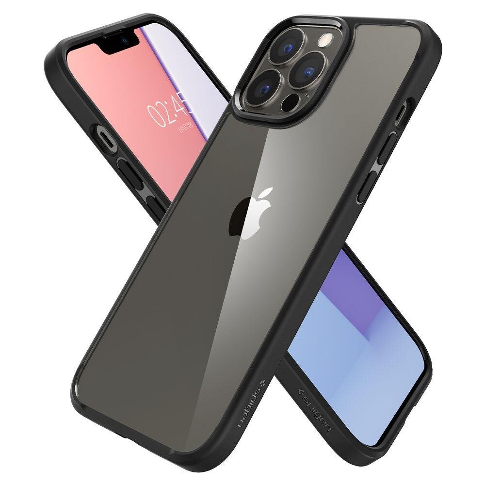 Spigen Ultra Hybrid case cover for iPhone 13 Pro durable case matte black (Black) hind ja info | Telefonide kaitsekaaned ja -ümbrised | hansapost.ee