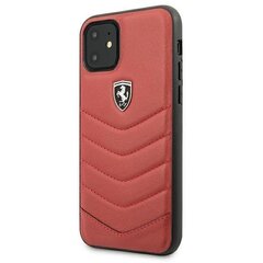 Ferrari FEHQUHCN61RE iPhone 11 czerwony/red hardcase Off Track Quilted hind ja info | Telefonide kaitsekaaned ja -ümbrised | hansapost.ee