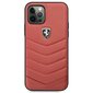 Ferrari FEHQUHCP12MRE iPhone 12/12 Pro czerwony/red hardcase Off Track Quilted цена и информация | Telefonide kaitsekaaned ja -ümbrised | hansapost.ee