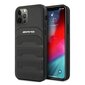 AMG AMHCP12LGSEBK iPhone 12 Pro Max 6,7" czarny/black hardcase Leather Debossed Lines hind ja info | Telefonide kaitsekaaned ja -ümbrised | hansapost.ee