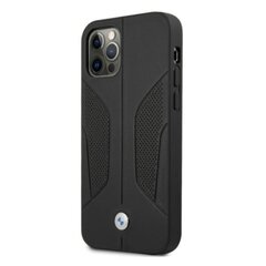 Чехол BMW для iPhone 12/12 Pro 6.1", чёрный цена и информация | Чехлы для телефонов | hansapost.ee