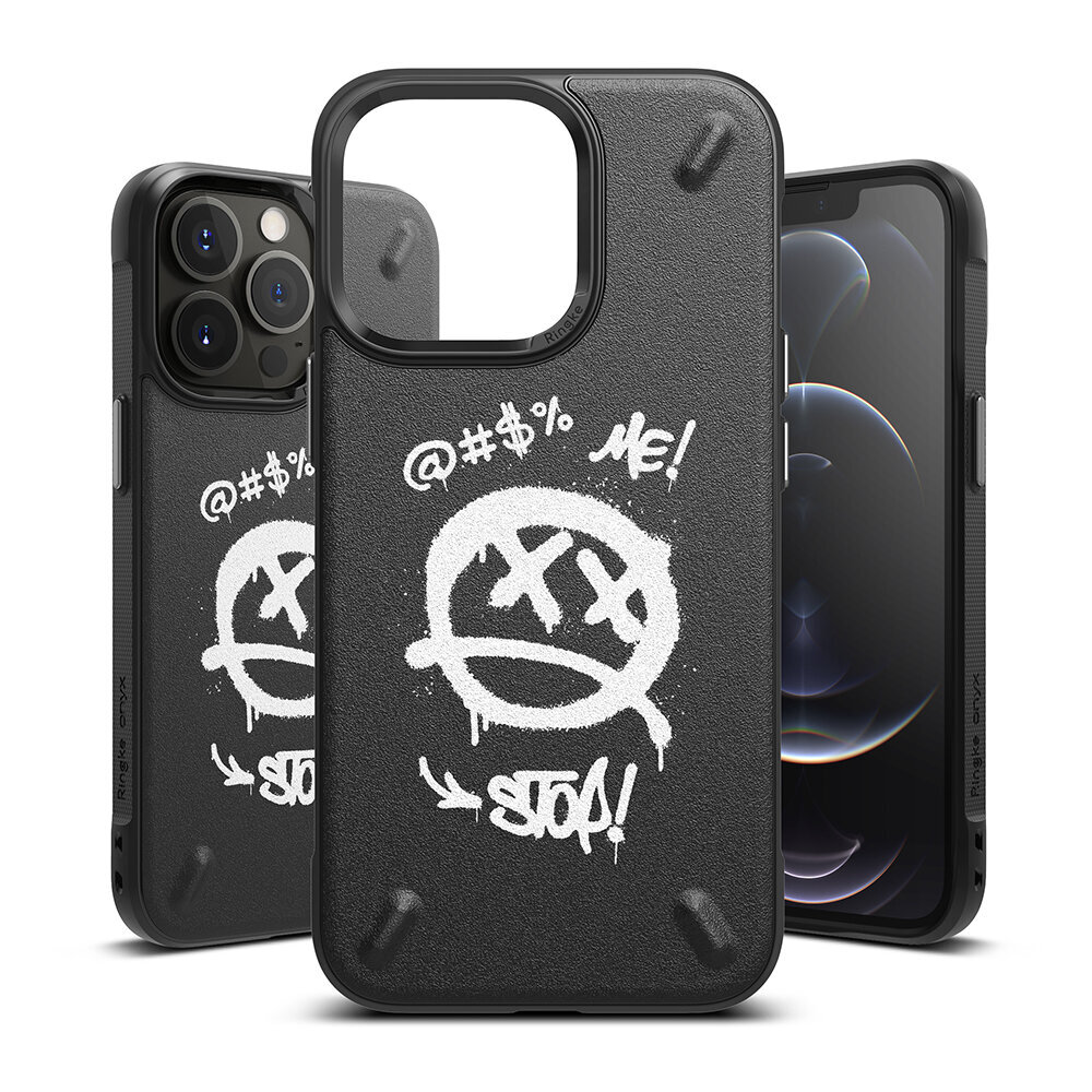 Ringke Onyx Design Durable TPU Case Cover for iPhone 13 Pro black (Graffiti) (OD551E233) (Black) цена и информация | Telefonide kaitsekaaned ja -ümbrised | hansapost.ee