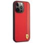 Ferrari FESAXHCP13LRE iPhone 13 Pro / 13 6,1 &quot;red / red hardcase On Track Carbon Stripe hind ja info | Telefonide kaitsekaaned ja -ümbrised | hansapost.ee