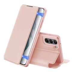 DUX DUCIS Skin X Bookcase type case for Samsung Galaxy S21 FE pink (Pink) hind ja info | Telefonide kaitsekaaned ja -ümbrised | hansapost.ee