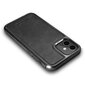 iCarer Leather Oil Wax case covered with natural leather for iPhone 12 mini black (ALI1204-BK) (Black) hind ja info | Telefonide kaitsekaaned ja -ümbrised | hansapost.ee