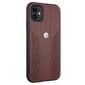Case BMW BMHCN61RSPPR iPhone 11 6.1 &quot;red / red hardcase Leather Curve Perforate цена и информация | Telefonide kaitsekaaned ja -ümbrised | hansapost.ee