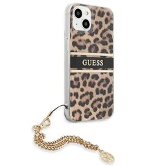 Guess GUHCP13SKBSLEO, sobib iPhone 13 mini, pruun цена и информация | Чехлы для телефонов | hansapost.ee