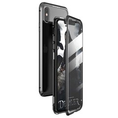 Wozinsky Full Magnetic Case Full Body Front and Back Cover with built-in glass for Samsung Galaxy A72 4G black-transparent hind ja info | Telefonide kaitsekaaned ja -ümbrised | hansapost.ee