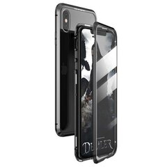 Wozinsky Full Magnetic Case Full Body Front and Back Cover with built-in glass for Samsung Galaxy A72 4G black-transparent hind ja info | Wozinsky Mobiiltelefonid ja lisatarvikud | hansapost.ee