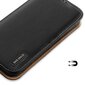 Dux Ducis Hivo Genuine Leather Bookcase type case for iPhone 13 Pro black (Black) hind ja info | Telefonide kaitsekaaned ja -ümbrised | hansapost.ee