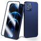 Joyroom 360 Full Case front and back cover for iPhone 13 Pro Max + tempered glass screen protector blue (JR-BP928 blue) (Light blue || Niebieski) hind ja info | Telefonide kaitsekaaned ja -ümbrised | hansapost.ee