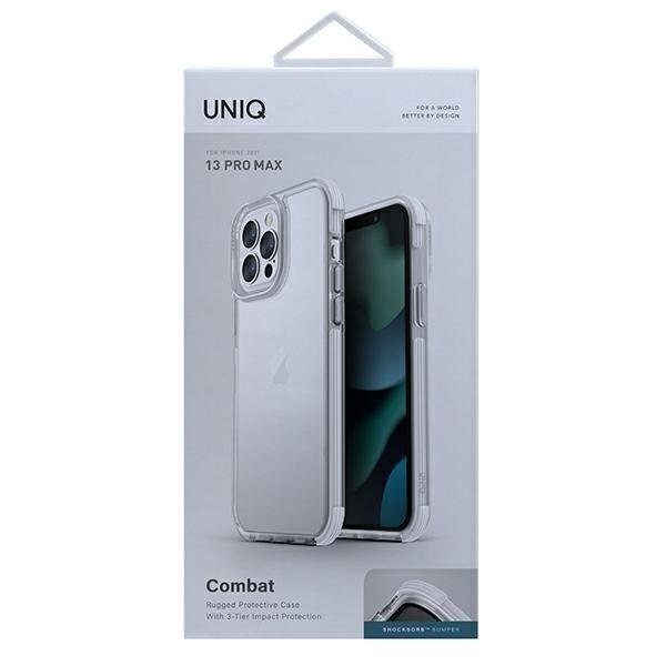 Uniq case Combat iPhone 13 Pro Max 6.7 &quot;white / white цена и информация | Telefonide kaitsekaaned ja -ümbrised | hansapost.ee