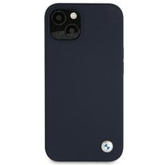 Case BMW BMHCP13MSILNA iPhone 13 6.1 &quot;navy blue / hardcase Silicone Signature hind ja info | Telefonide kaitsekaaned ja -ümbrised | hansapost.ee
