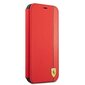 Ferrari FESAXFLBKP13XRE iPhone 13 Pro Max red / red book On Track Carbon Stripe цена и информация | Telefonide kaitsekaaned ja -ümbrised | hansapost.ee