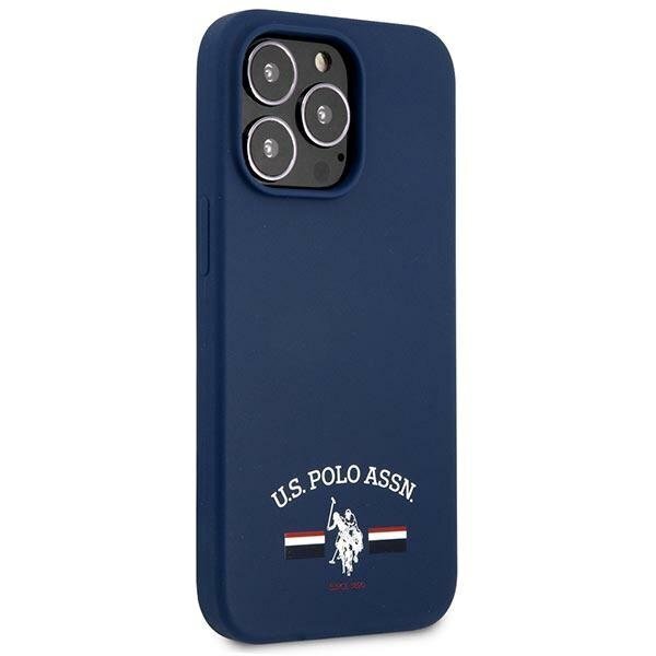US Polo USHCP13LSFGV iPhone 13 Pro / 13 6.1 &quot;navy blue / navy Silicone Collection hind ja info | Telefonide kaitsekaaned ja -ümbrised | hansapost.ee
