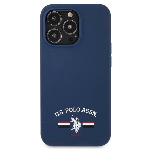 US Polo USHCP13LSFGV iPhone 13 Pro / 13 6.1 &quot;navy blue / navy Silicone Collection hind ja info | Telefonide kaitsekaaned ja -ümbrised | hansapost.ee