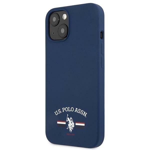 US Polo USHCP13MSFGV iPhone 13 6.1 &quot;navy blue / navy Silicone Collection hind ja info | Telefonide kaitsekaaned ja -ümbrised | hansapost.ee
