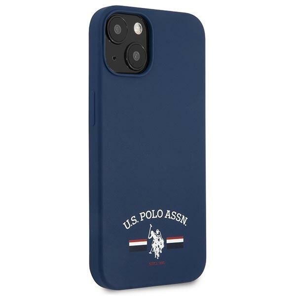 US Polo USHCP13SSFGV iPhone 13 mini 5.4 &quot;navy blue Silicone Collection цена и информация | Telefonide kaitsekaaned ja -ümbrised | hansapost.ee
