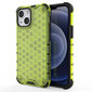 Honeycomb Case armor cover with TPU Bumper for iPhone 13 mini green (Green) hind ja info | Telefonide kaitsekaaned ja -ümbrised | hansapost.ee