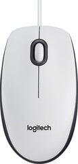 Компьютерная мышь Logitech M100 White цена и информация | Мыши | hansapost.ee
