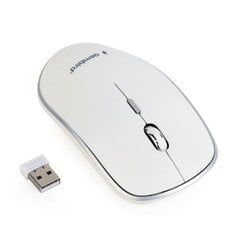 Gembird MUSW-4B-01-W, белый цена и информация | Компьютерные мыши | hansapost.ee