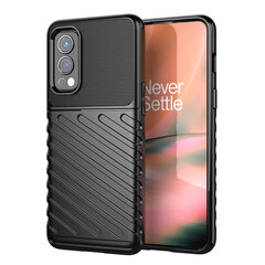 Чехол Thunder Case flexible armored cover для OnePlus Nord 2 5G, чёрный цена и информация | Чехлы для телефонов | hansapost.ee