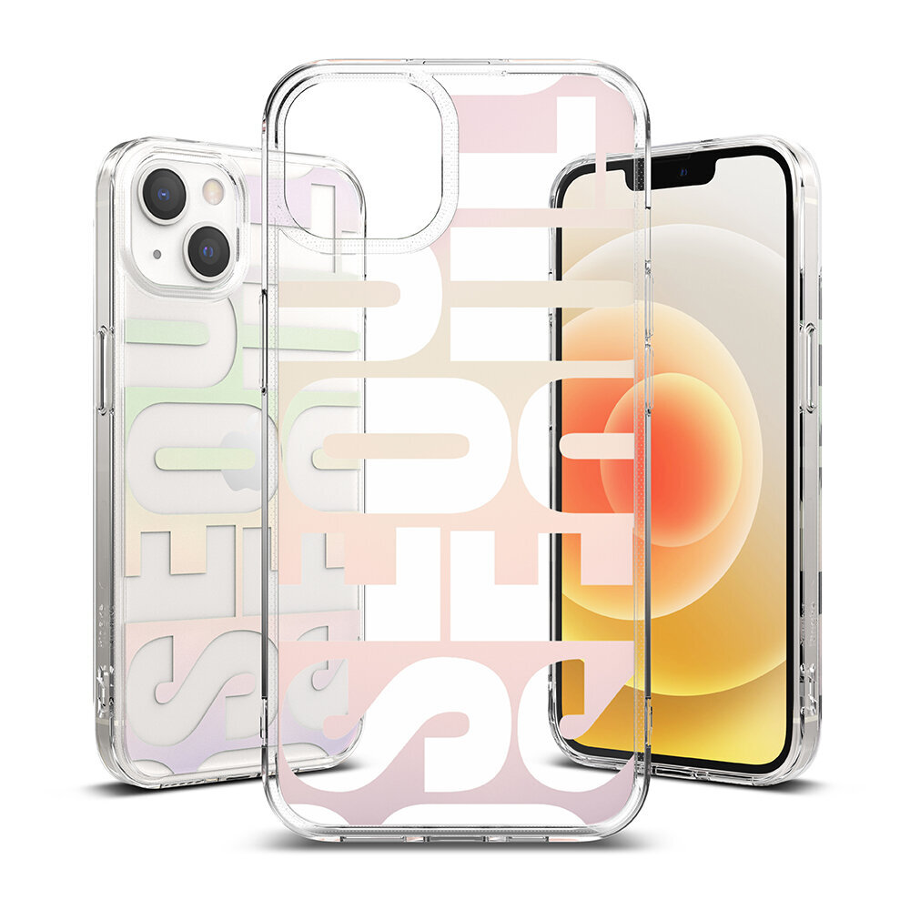 Ringke Fusion Design PC Case with TPU Bumper for iPhone 13 transparent (FD543E89) цена и информация | Telefonide kaitsekaaned ja -ümbrised | hansapost.ee