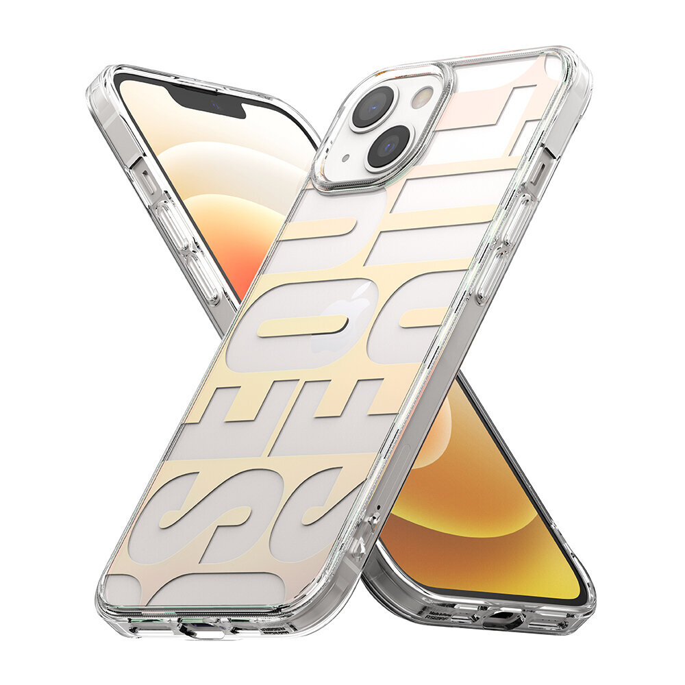 Ringke Fusion Design PC Case with TPU Bumper for iPhone 13 transparent (FD543E89) цена и информация | Telefonide kaitsekaaned ja -ümbrised | hansapost.ee