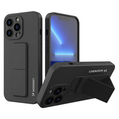 Wozinsky Kickstand Case iPhone 13 Pro silicone case with stand black (Black) hind ja info | Telefonide kaitsekaaned ja -ümbrised | hansapost.ee