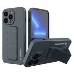 Wozinsky Kickstand Case silicone case with stand for iPhone 13 Pro Max navy blue (Navy Blue) hind ja info | Telefonide kaitsekaaned ja -ümbrised | hansapost.ee