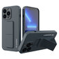 Wozinsky Kickstand Case silicone case with stand for iPhone 13 Pro Max navy blue (Navy Blue) цена и информация | Telefonide kaitsekaaned ja -ümbrised | hansapost.ee