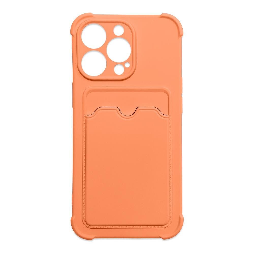 Card Armor Case cover for iPhone 13 card wallet Air Bag armored housing orange (Orange) цена и информация | Telefonide kaitsekaaned ja -ümbrised | hansapost.ee