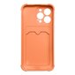 Card Armor Case cover for iPhone 13 card wallet Air Bag armored housing orange (Orange) цена и информация | Telefonide kaitsekaaned ja -ümbrised | hansapost.ee