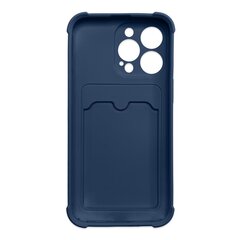 Card Armor Case cover for iPhone 13 Pro card wallet Air Bag armored housing navy blue (Navy Blue) hind ja info | Telefonide kaitsekaaned ja -ümbrised | hansapost.ee